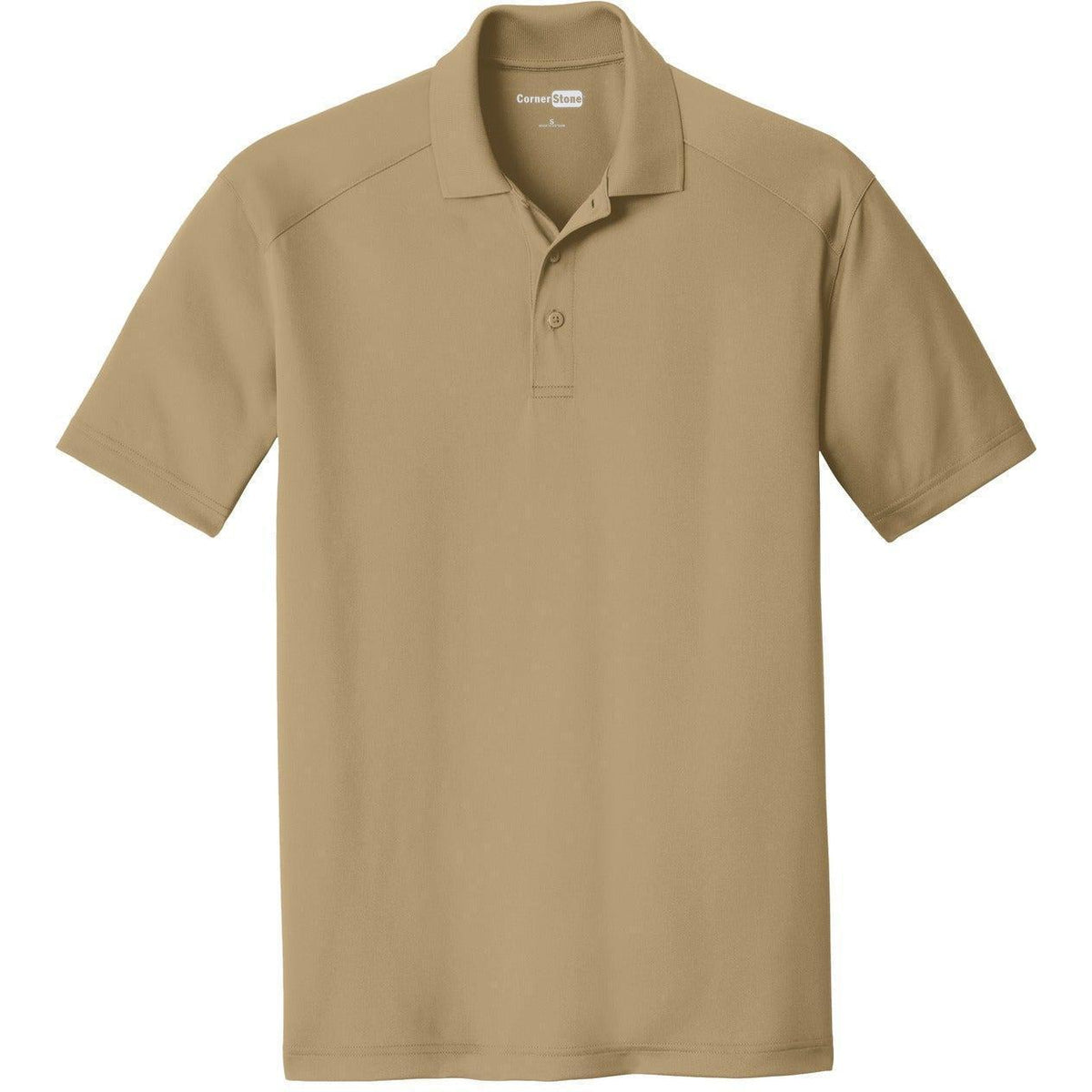 no-logo CornerStone Select Lightweight Snag-Proof Polo Shirt-Regular-Cornerstone-Tan-S-Thread Logic