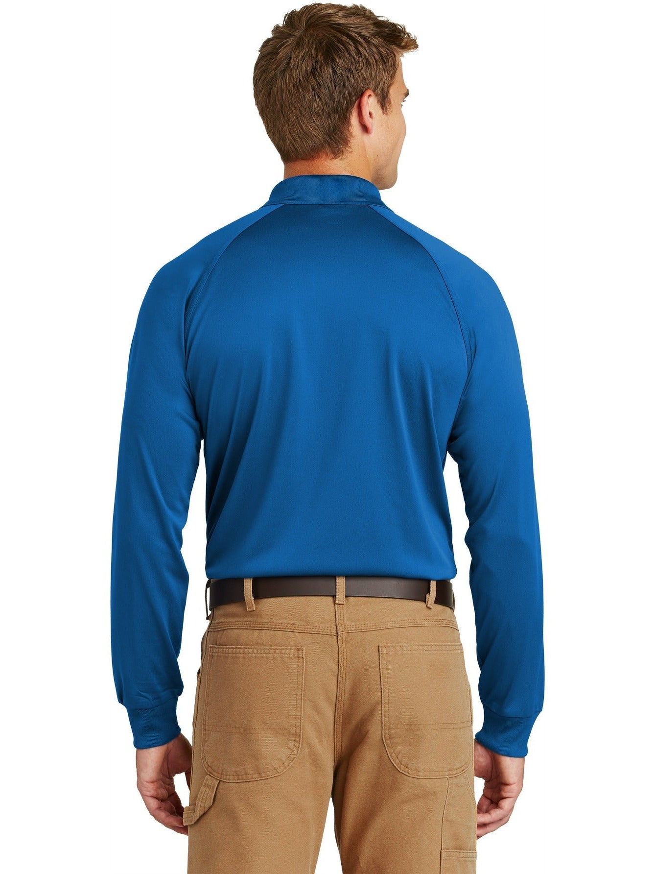 no-logo CornerStone Select Long Sleeve Snag-Proof Tactical Polo-Regular-Cornerstone-Thread Logic