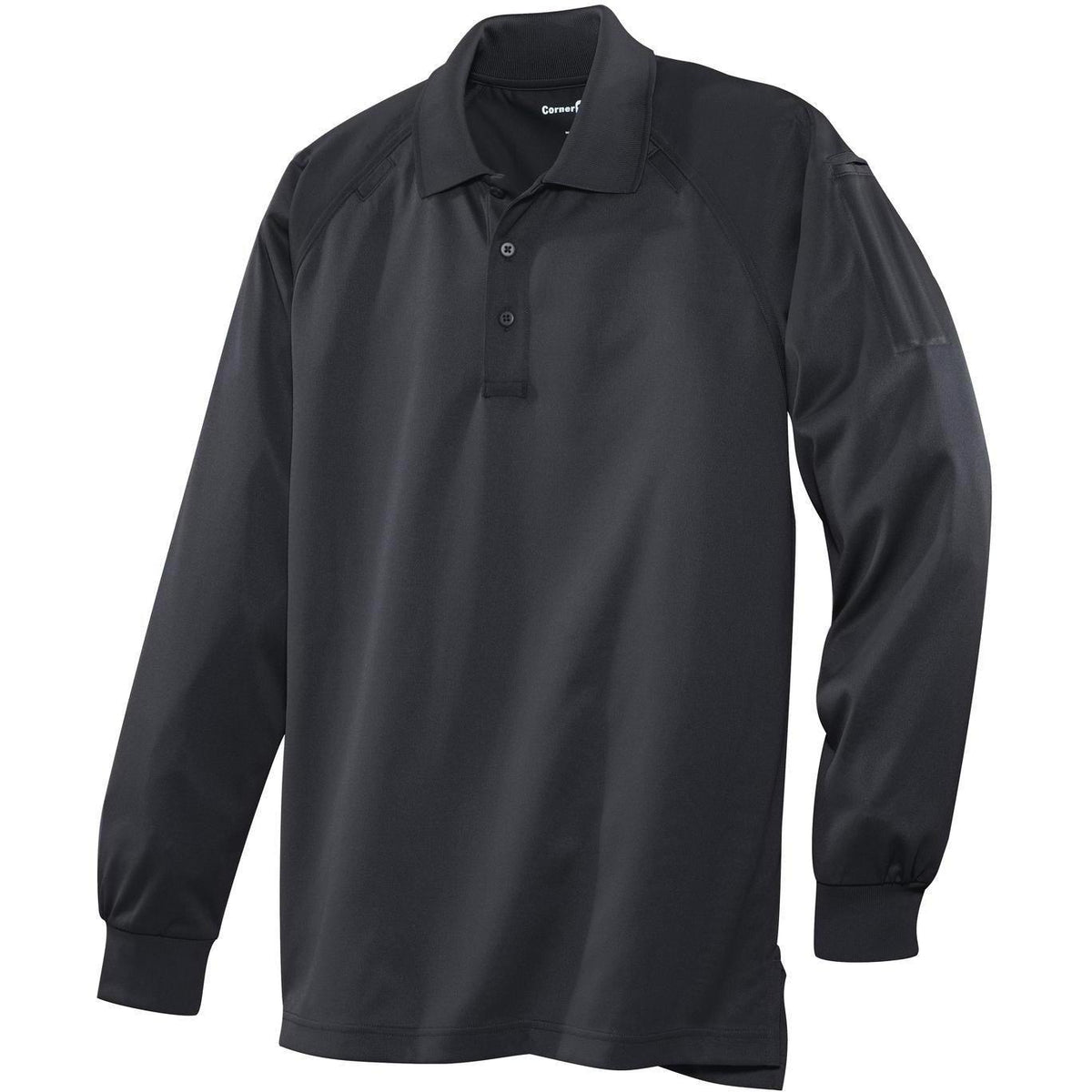 no-logo CornerStone Select Long Sleeve Snag-Proof Tactical Polo