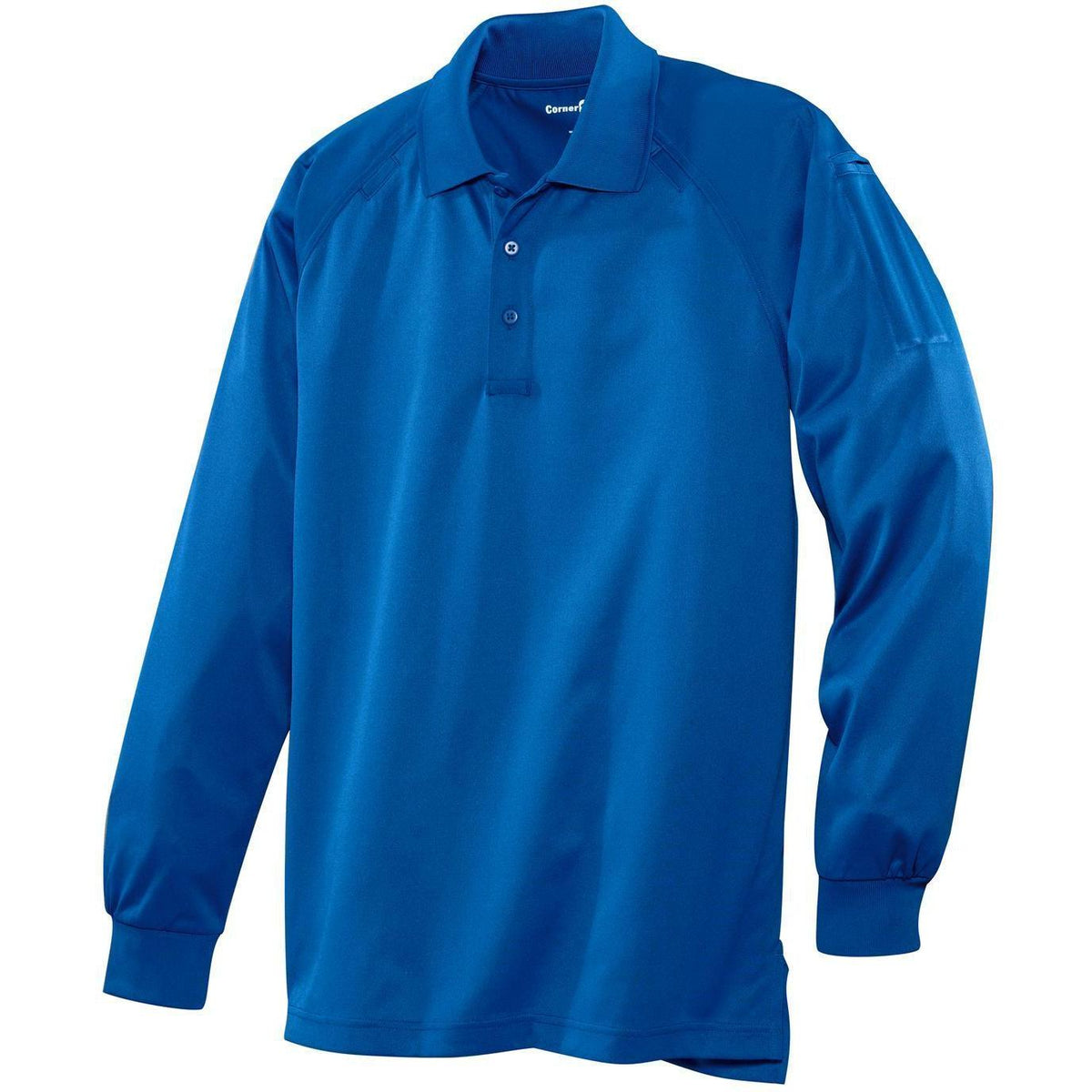 no-logo CornerStone Select Long Sleeve Snag-Proof Tactical Polo-Regular-Cornerstone-Royal-S-Thread Logic