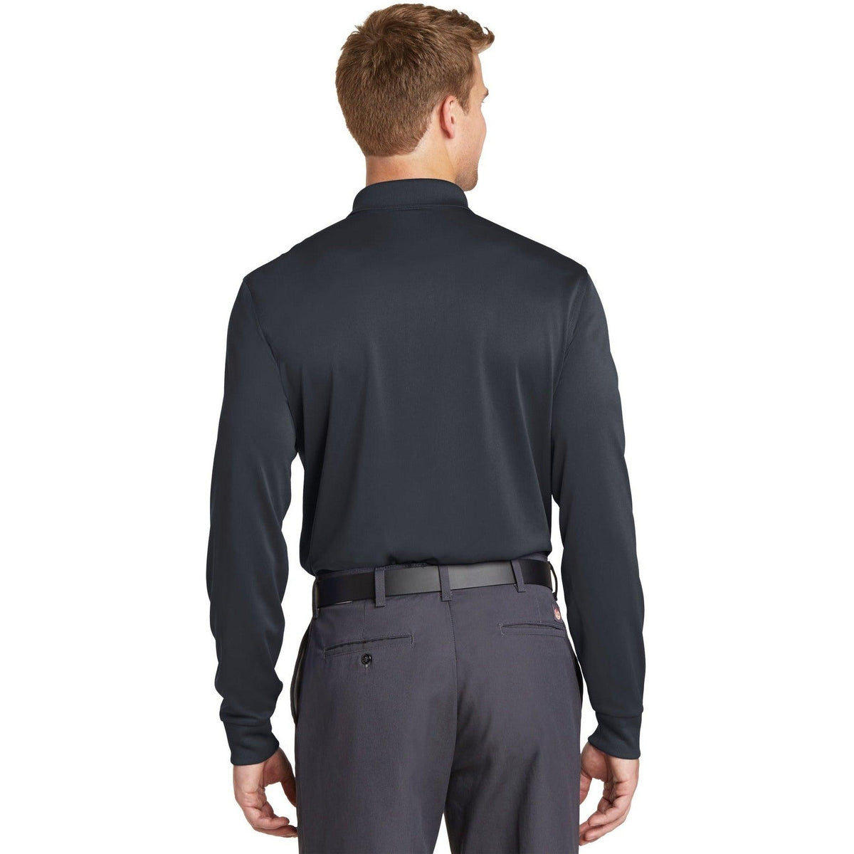 no-logo CornerStone Select Snag-Proof Long Sleeve Polo-Regular-Cornerstone-Thread Logic