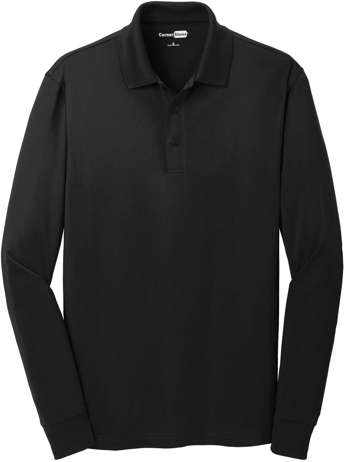 Cornerstone CS412LS Polo Shirt With Custom Embroidery