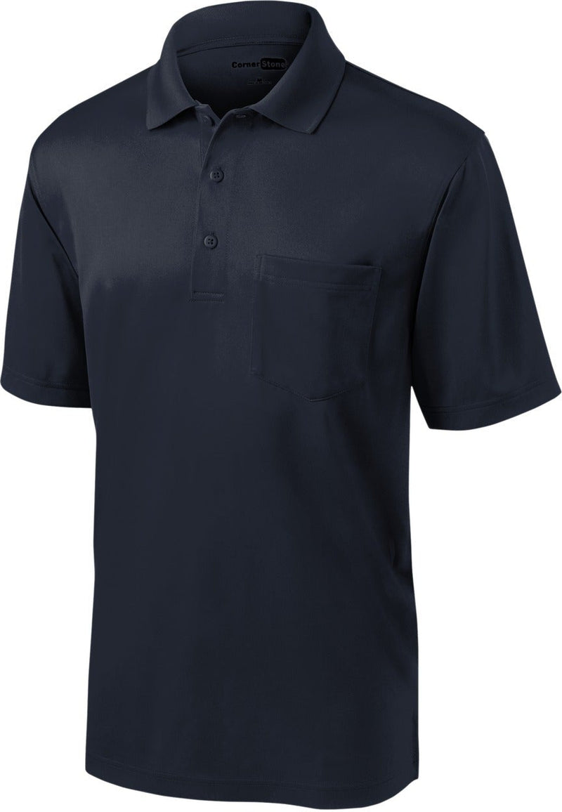 CornerStone Select Snag-Proof Pocket Polo-Regular-Cornerstone-Dark Navy-S-Thread Logic