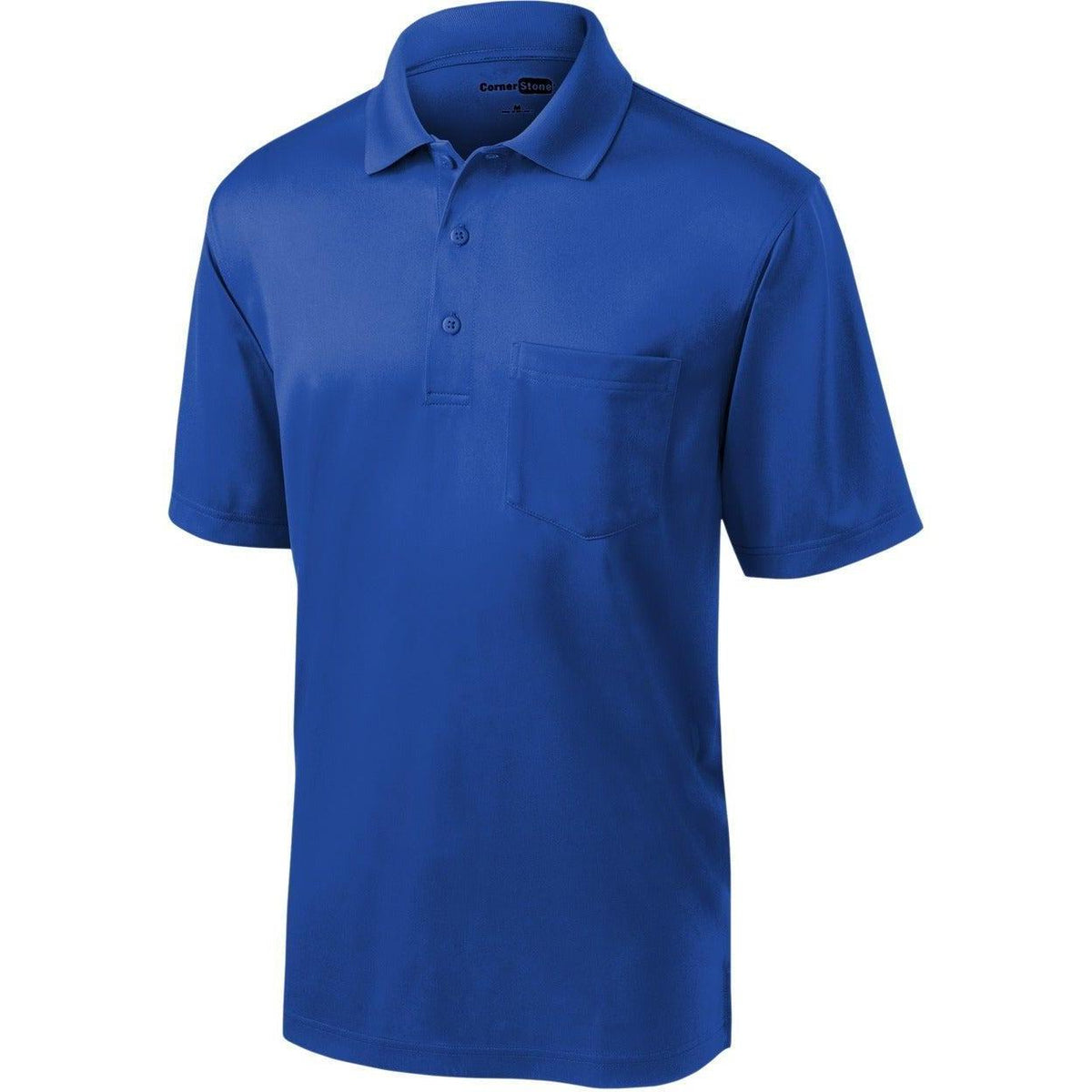 no-logo CornerStone Select Snag-Proof Pocket Polo-Regular-Cornerstone-Royal-S-Thread Logic