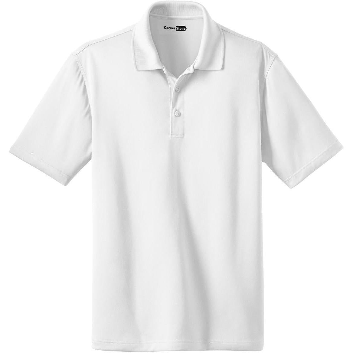 no-logo CornerStone Select Snag-Proof Polo Shirt-Regular-Cornerstone-White-S-Thread Logic