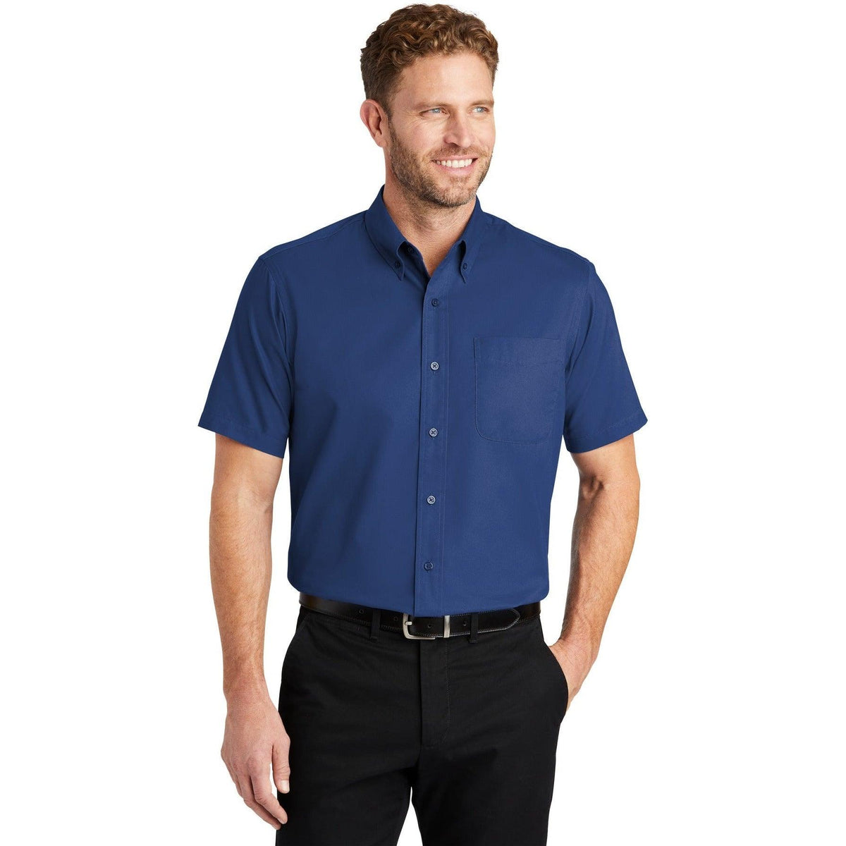 no-logo CornerStone Short Sleeve SuperPro Twill Shirt-Dress Shirts-Cornerstone-Thread Logic