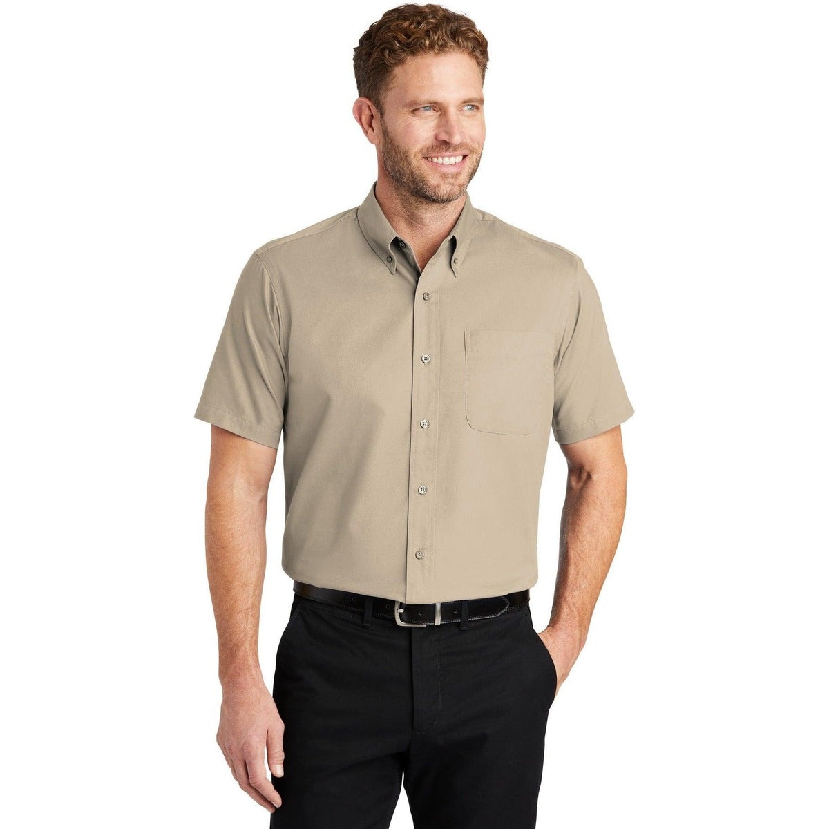 no-logo CornerStone Short Sleeve SuperPro Twill Shirt-Dress Shirts-Cornerstone-Thread Logic