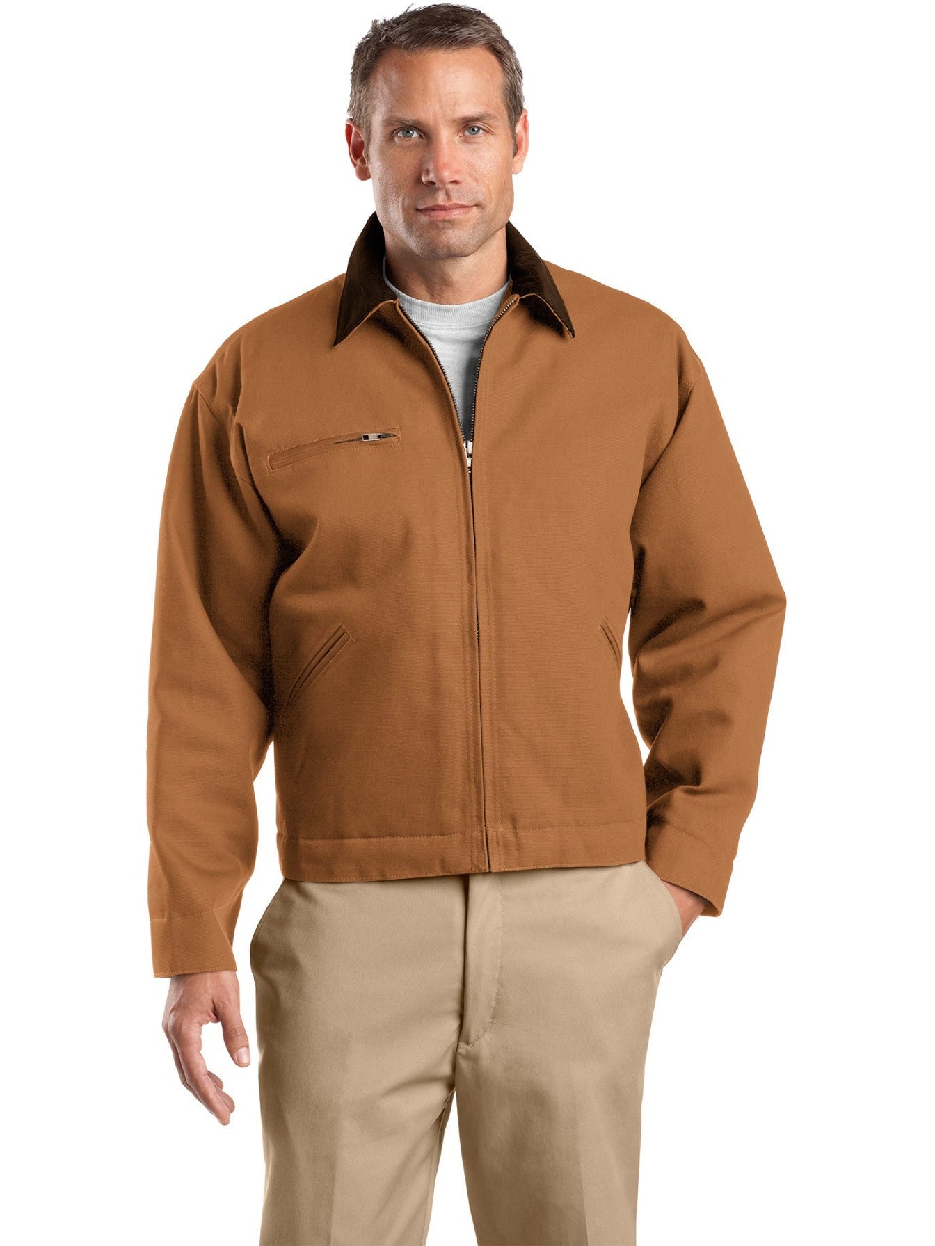 【KOOLOSET】Core Work Shirt Jacket Amazon.com: CornerStone Unisex Duck Cloth Work Jacket