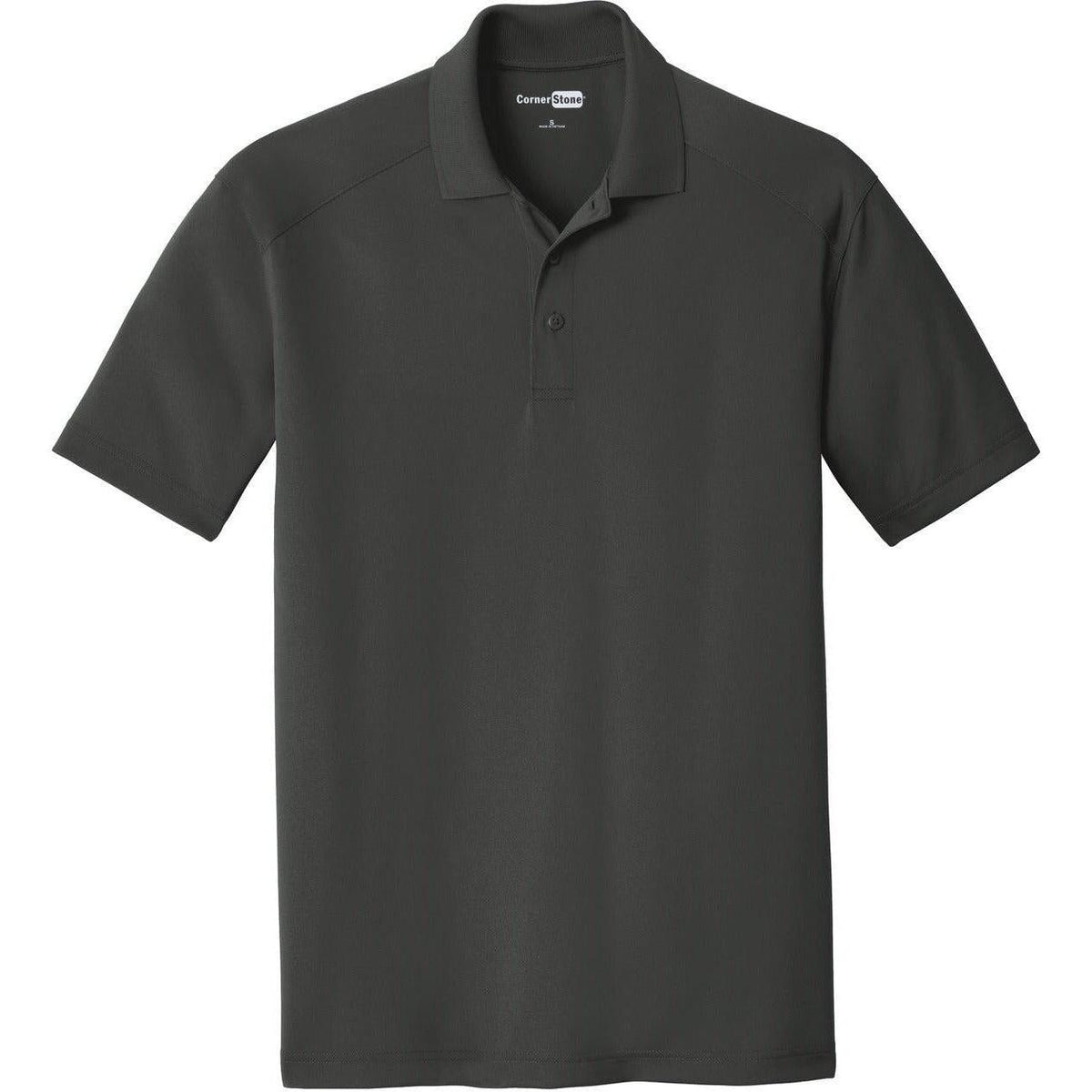 no-logo CornerStone Tall Select Lightweight Snag-Proof Polo Shirt-Regular-Cornerstone-Charcoal-LT-Thread Logic