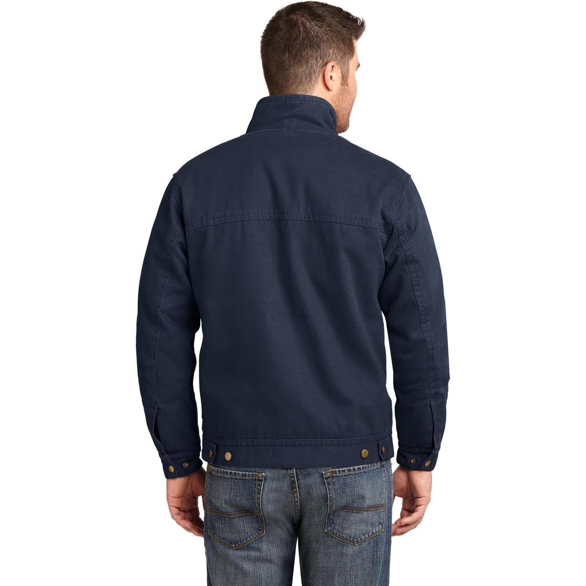 no-logo CornerStone Washed Duck Cloth Flannel-Lined Work Jacket-Regular-Cornerstone-Thread Logic