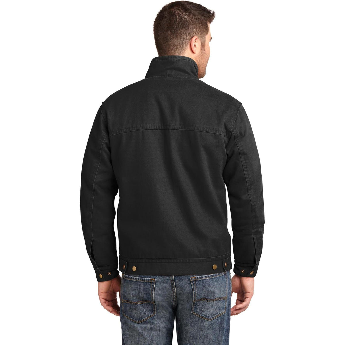 no-logo CornerStone Washed Duck Cloth Flannel-Lined Work Jacket-Regular-Cornerstone-Thread Logic