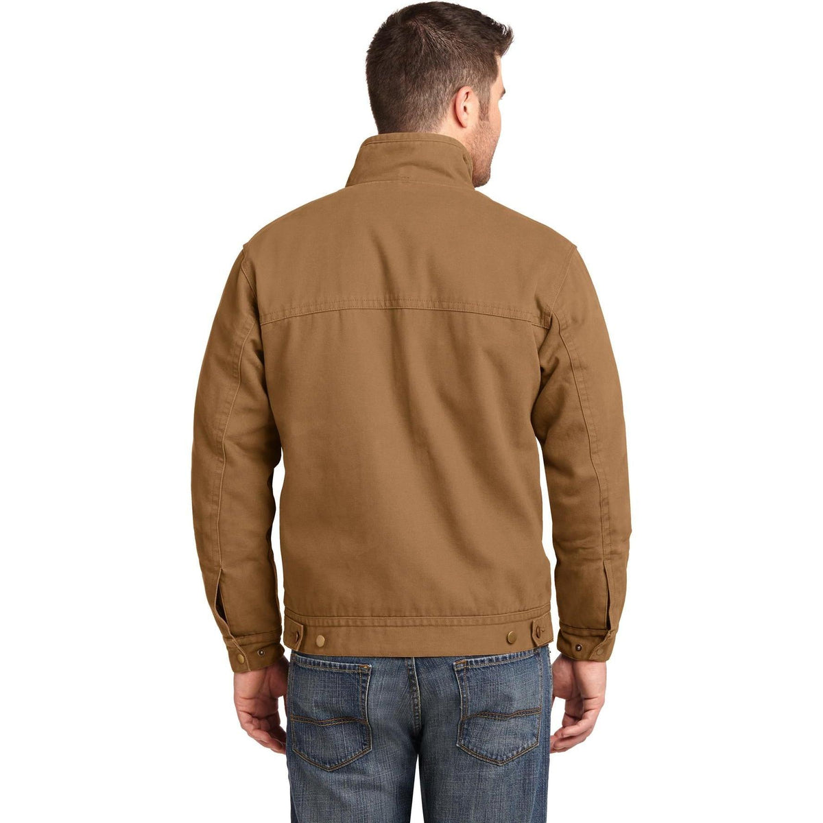 no-logo CornerStone Washed Duck Cloth Flannel-Lined Work Jacket-Regular-Cornerstone-Thread Logic