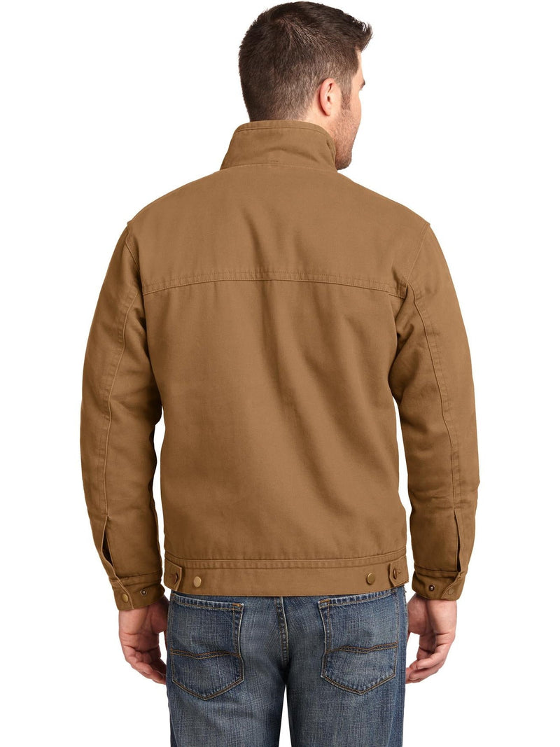 no-logo CornerStone Washed Duck Cloth Flannel-Lined Work Jacket-Regular-Cornerstone-Thread Logic