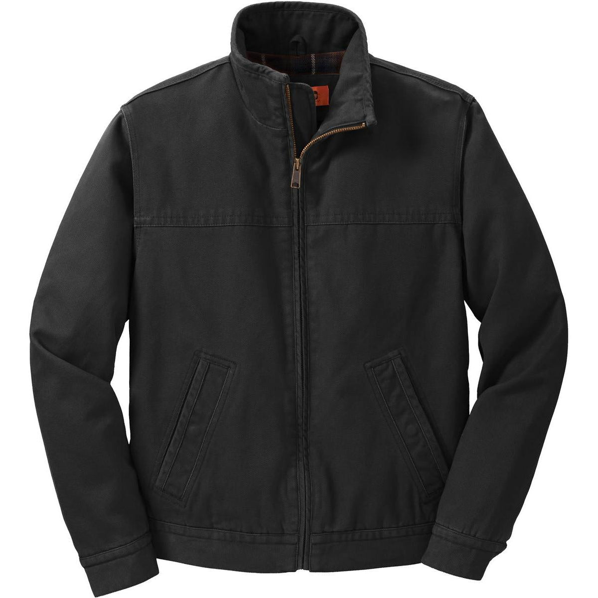 no-logo CornerStone Washed Duck Cloth Flannel-Lined Work Jacket