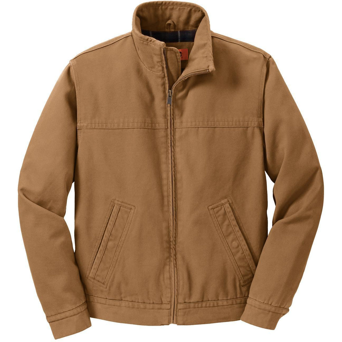 no-logo CornerStone Washed Duck Cloth Flannel-Lined Work Jacket