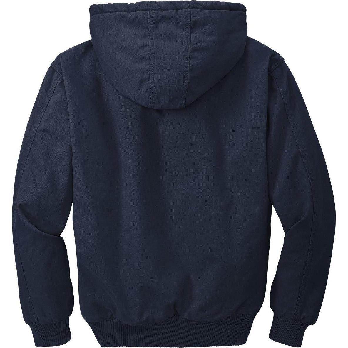 no-logo CornerStone Washed Duck Cloth Insulated Hooded Work Jacket-Regular-Cornerstone-Thread Logic
