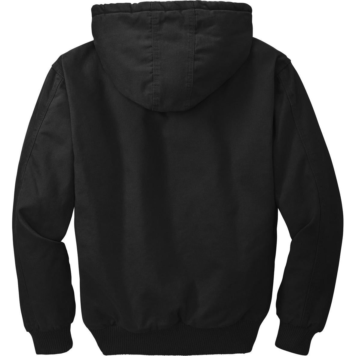 no-logo CornerStone Washed Duck Cloth Insulated Hooded Work Jacket-Regular-Cornerstone-Thread Logic