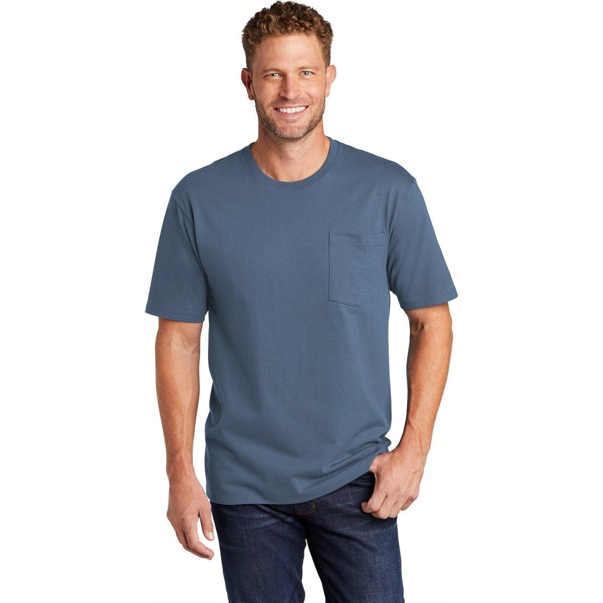 no-logo CornerStone Workwear Pocket Tee-Polos-Cornerstone-Thread Logic