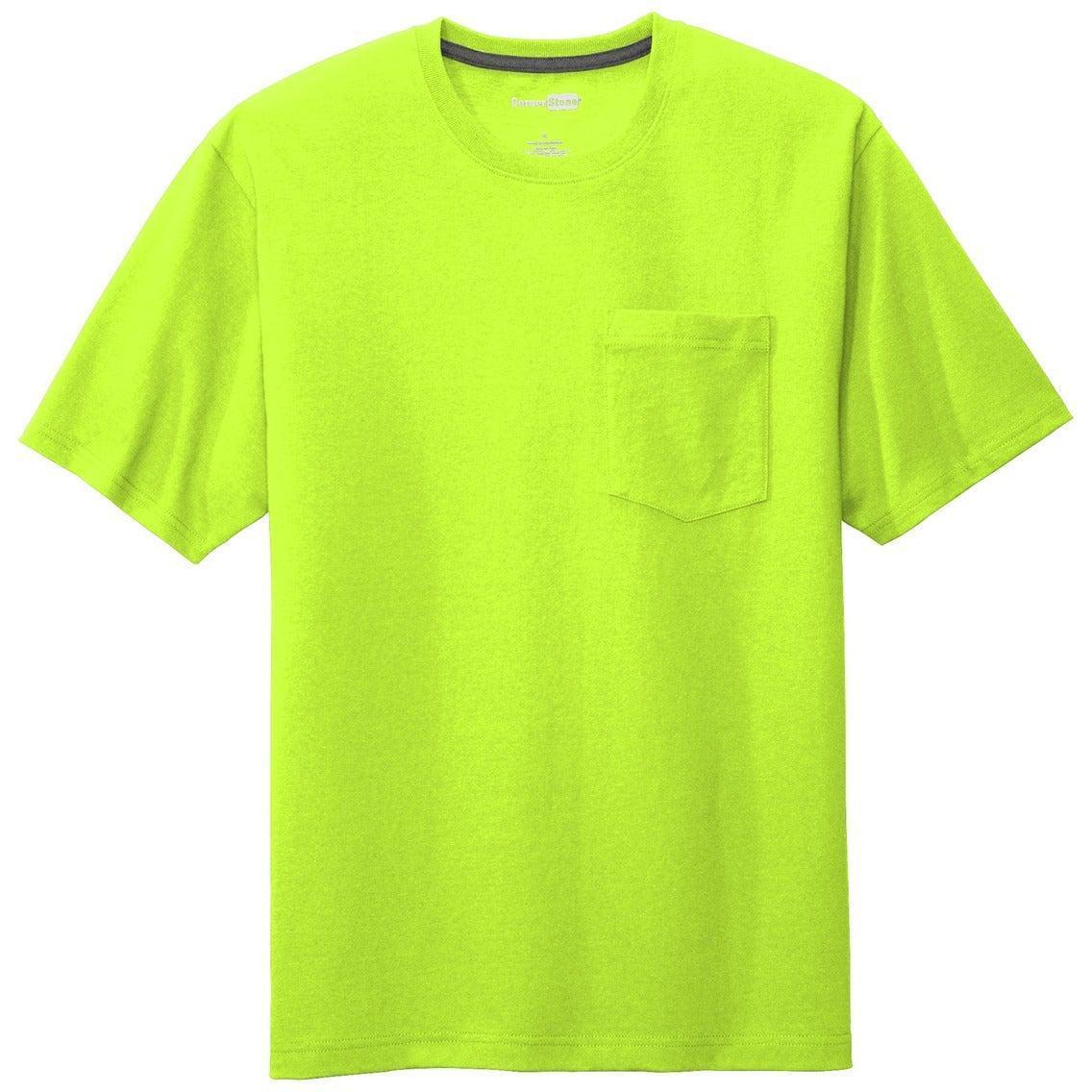no-logo CornerStone Workwear Pocket Tee-Polos-Cornerstone-Safety Green-S-Thread Logic