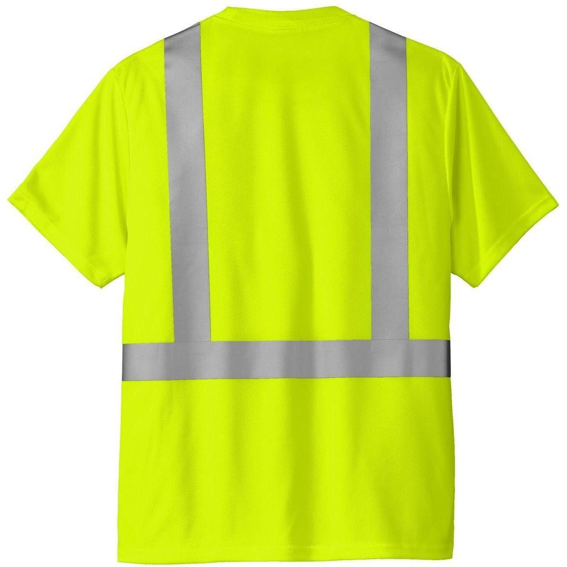 no-logo Cornerstone ANSI 107 Class 2 Mesh Tee-Regular-CornerStone-Thread Logic