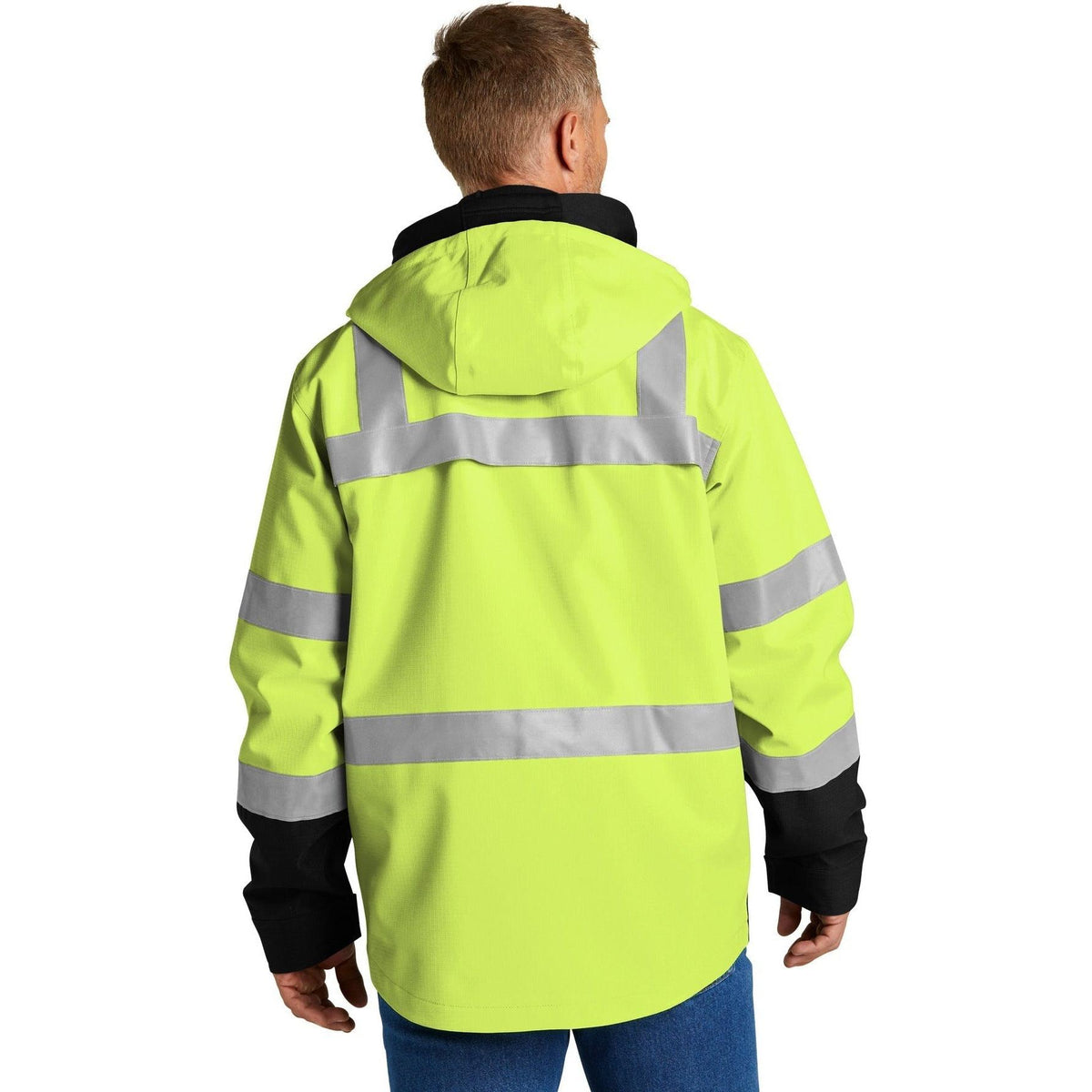 no-logo Cornerstone ANSI 107 Class 3 Waterproof Ripstop 3-In-1 Parka-Regular-CornerStone-Thread Logic