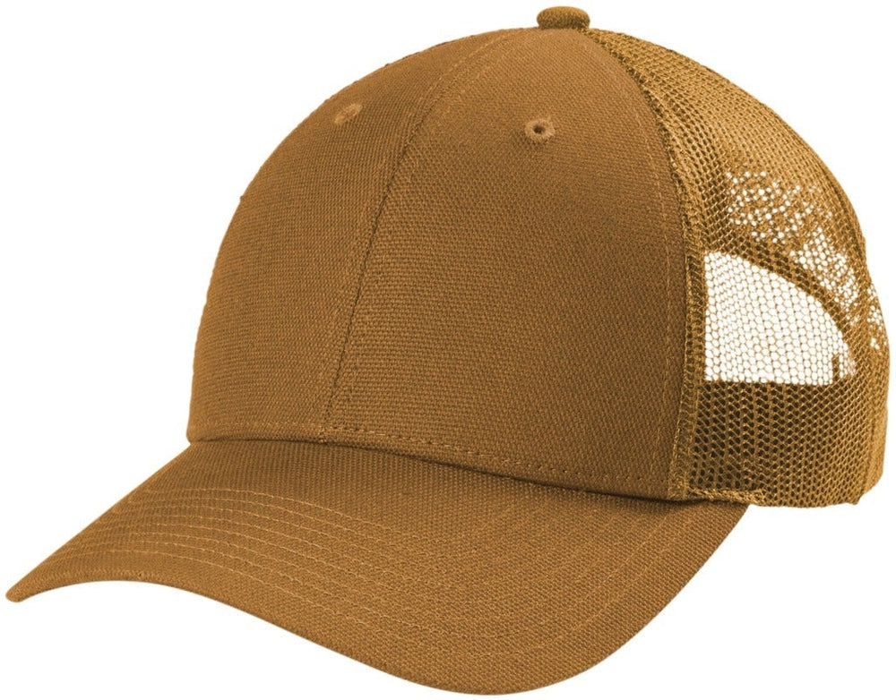 Cornerstone Canvas Mesh Back Cap  no-logo
