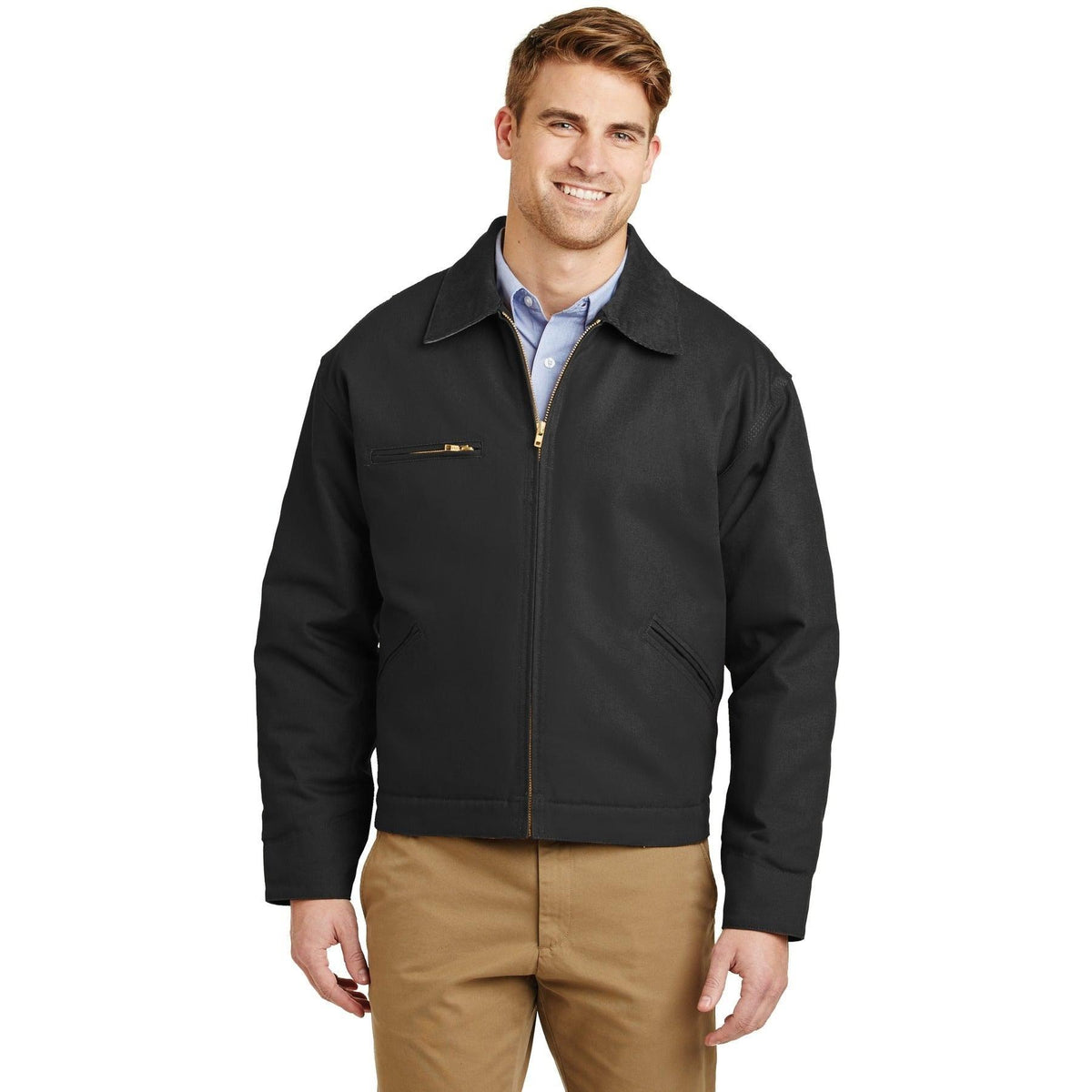 no-logo CornerStone Duck Cloth Work Jacket-Regular-Cornerstone-Thread Logic