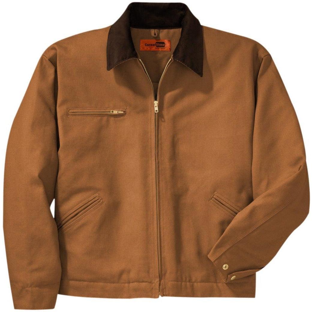 no-logo CornerStone Duck Cloth Work Jacket-Regular-Cornerstone-Duck Brown-S-Thread Logic