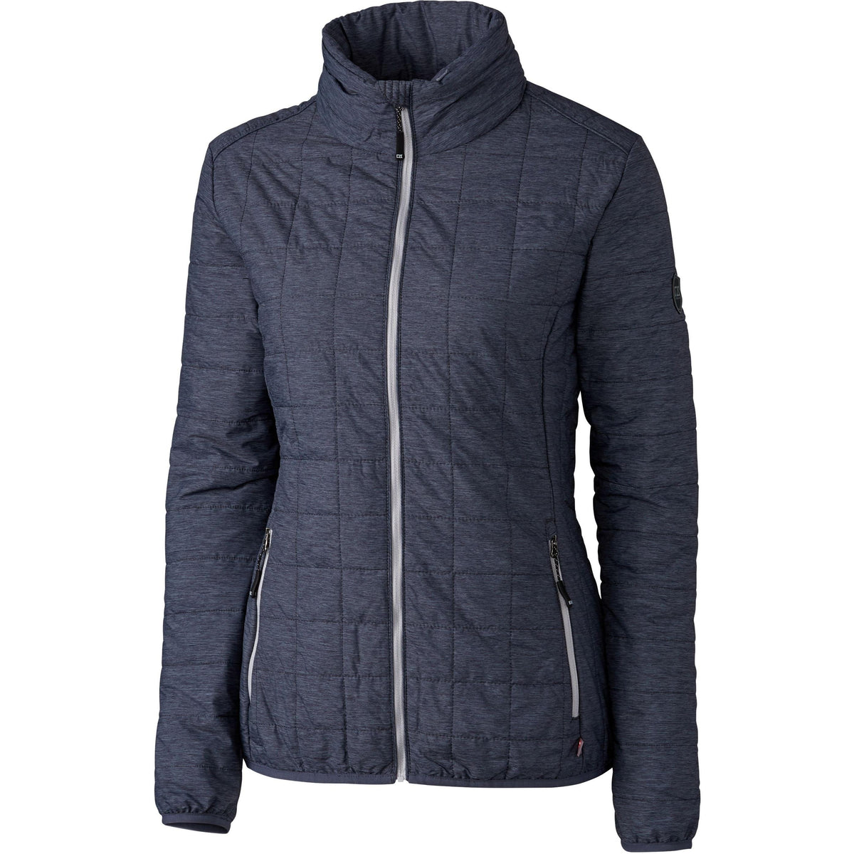 no-logo Cutter & Buck Women's Rainier Jacket-Ladies Jackets-Cutter&Buck-Anthracite Melange-XS-Thread Logic