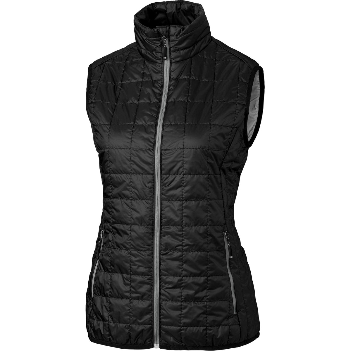 no-logo Cutter & Buck Women's Rainier Vest-Vests-Cutter&Buck-Black-XS-Thread Logic