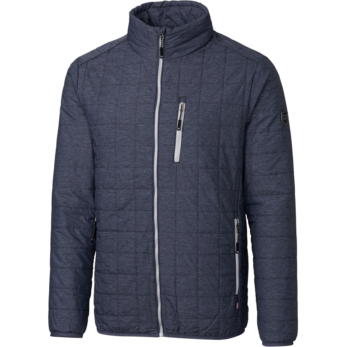 no-logo Cutter & Buck Rainier Jacket-Men's Jackets-Cutter&Buck-Anthracite Melange-S-Thread Logic