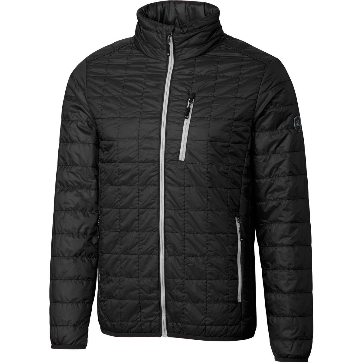 no-logo Cutter & Buck Rainier Jacket-Men's Jackets-Cutter&Buck-Black-S-Thread Logic
