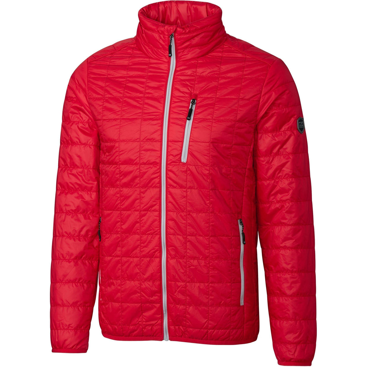 no-logo Cutter & Buck Rainier Jacket-Men's Jackets-Cutter&Buck-Red-S-Thread Logic