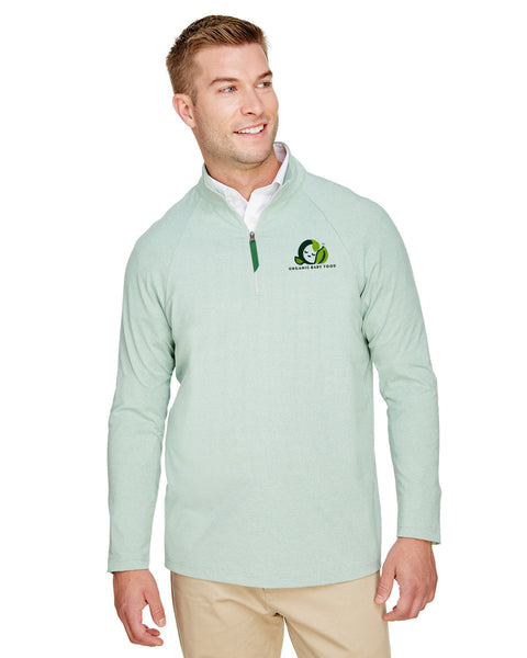 Devon&Jones DG480 Quarter-Zip Pullover with Custom Embroidery
