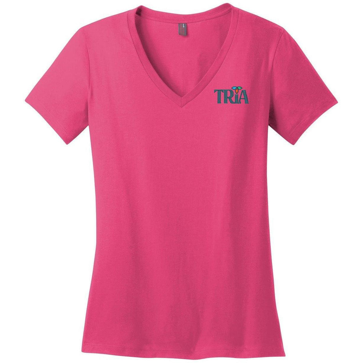 no-logo District Women's Perfect Weight V-Neck Tee-Polos-District-Thread Logic