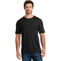 no-logo CLOSEOUT - District Super Slub Tee-District-Black-XS-Thread Logic