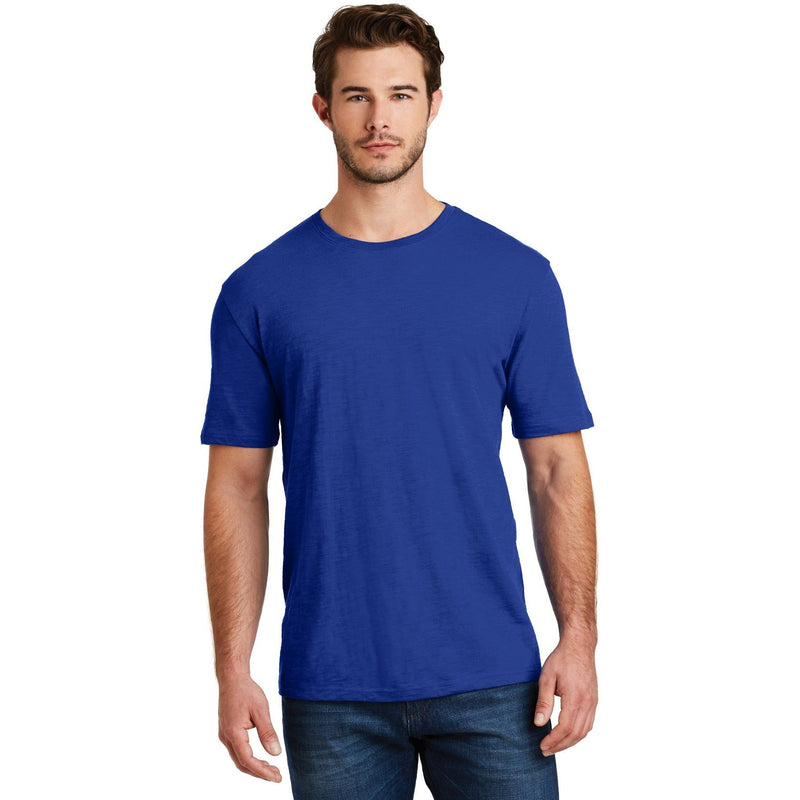 no-logo CLOSEOUT - District Super Slub Tee-District-Deep Royal-S-Thread Logic