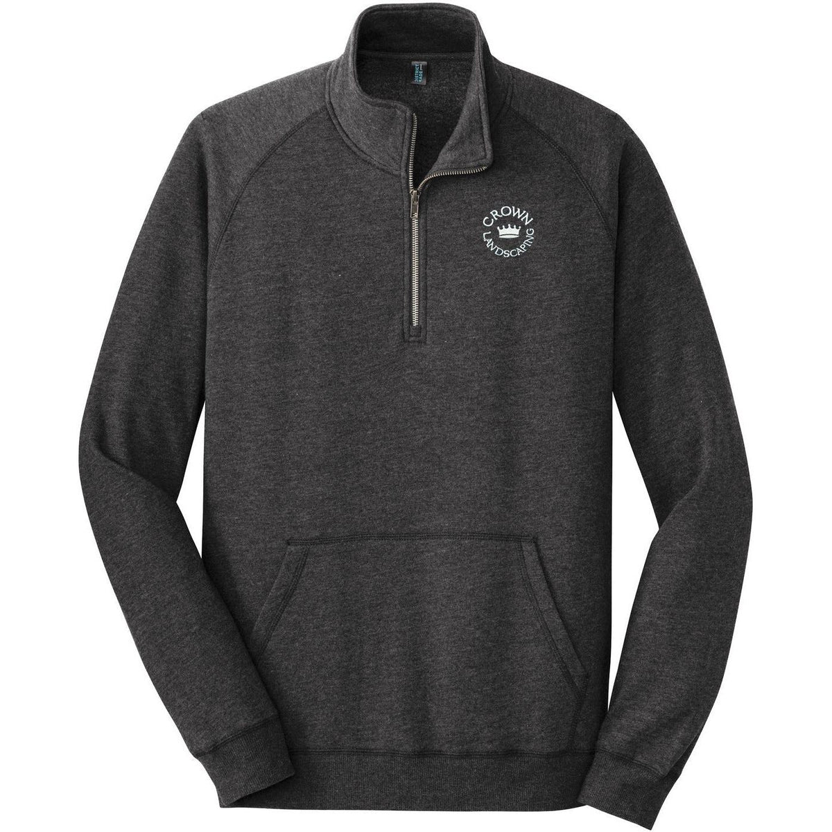 no-logo District Lightweight Fleece 1/4-Zip-Quarter Zips-District-Thread Logic