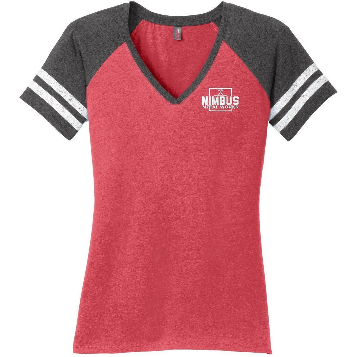 no-logo District Women's Game V-Neck Tee-Polos-District-Thread Logic