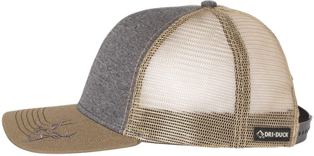 no-logo DRI Duck Buck Head Trucker Cap-Headwear-DRI DUCK-Thread Logic 