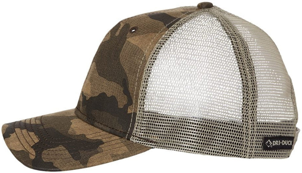 no-logo DRI Duck Covert Trucker Cap-Headwear-DRI DUCK-Camo-OSFA-Thread Logic 