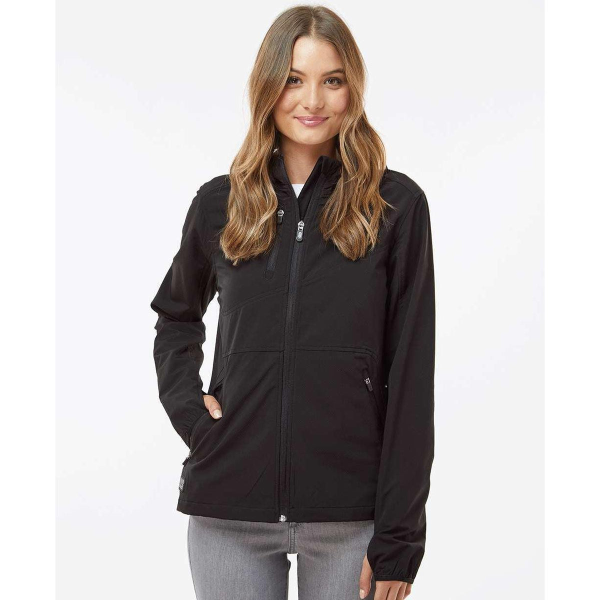 no-logo DRI Duck Ladies Ascent Soft Shell Hooded Jacket-Outerwear-DRI DUCK-Thread Logic