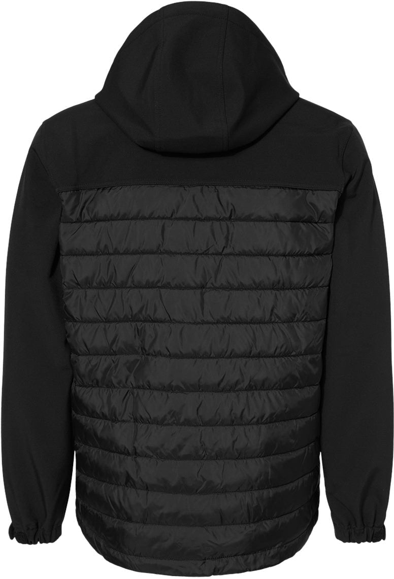 no-logo DRI Duck Pinnacle Puffer Body Softshell Hooded Jacket-Men's Jackets-Dri Duck-Thread Logic