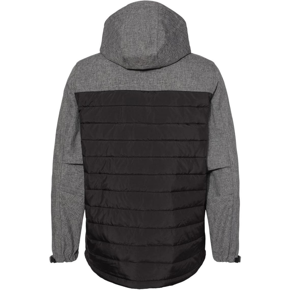 no-logo DRI Duck Pinnacle Puffer Body Softshell Hooded Jacket-Men's Jackets-Dri Duck-Thread Logic