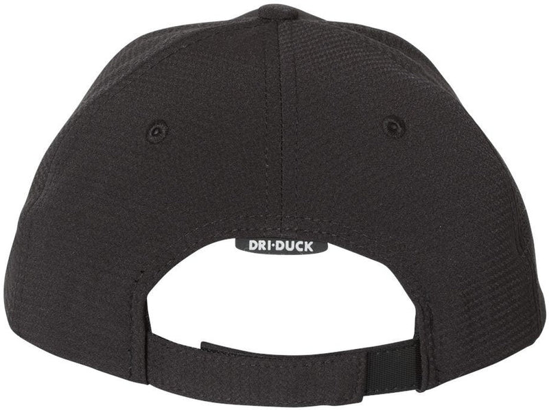 no-logo DRI Duck Stratus Perforated Cap-Headwear-DRI DUCK-Black-OSFA-Thread Logic 