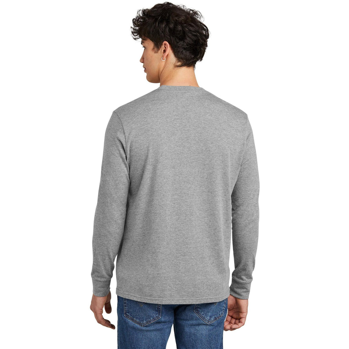 no-logo District Perfect Blend CVC Long Sleeve Tee-District-Thread Logic