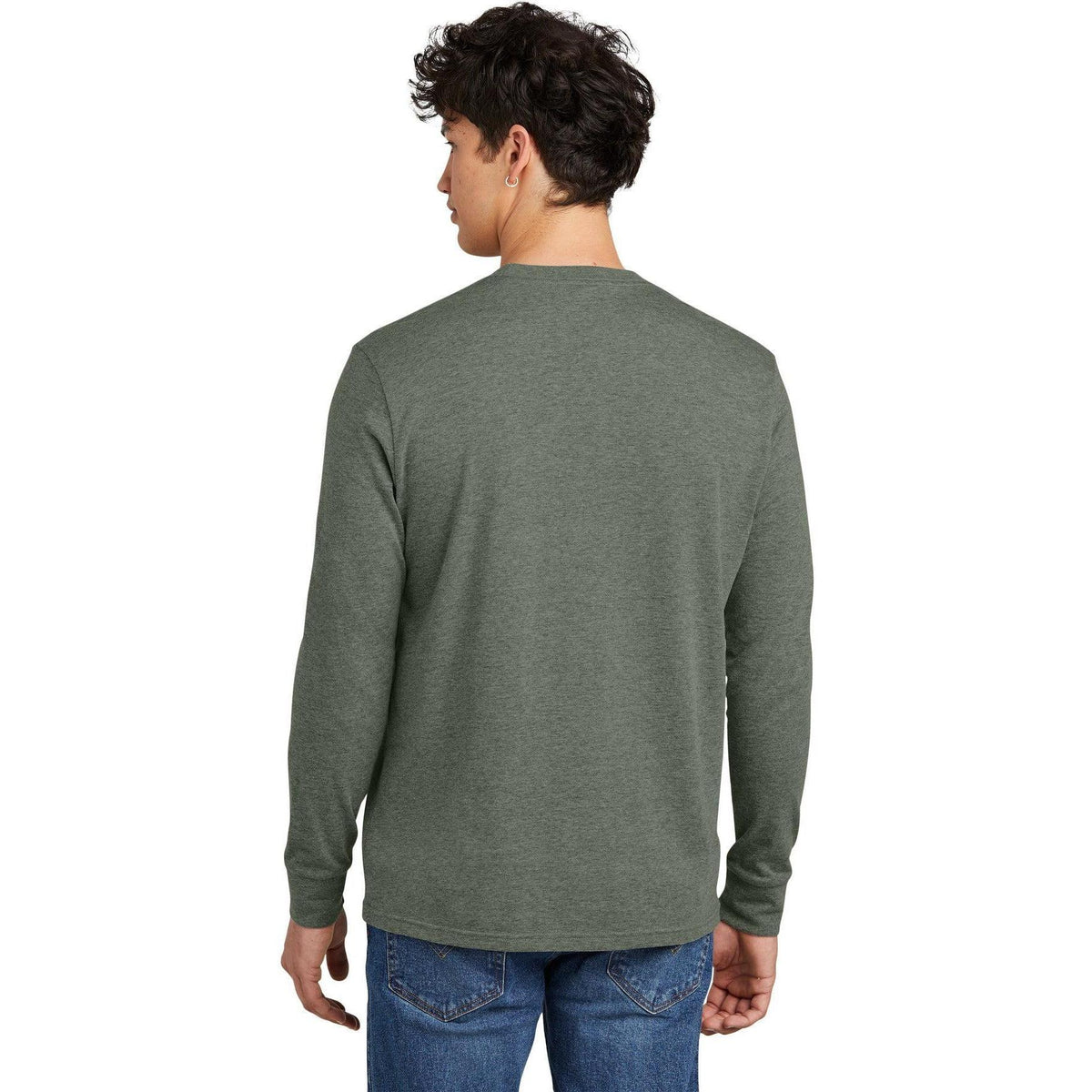 no-logo District Perfect Blend CVC Long Sleeve Tee-District-Thread Logic
