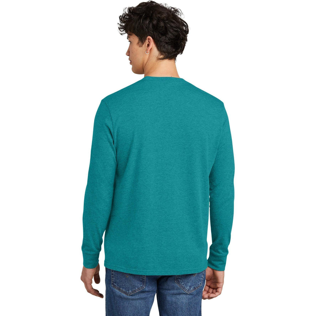 no-logo District Perfect Blend CVC Long Sleeve Tee-District-Thread Logic