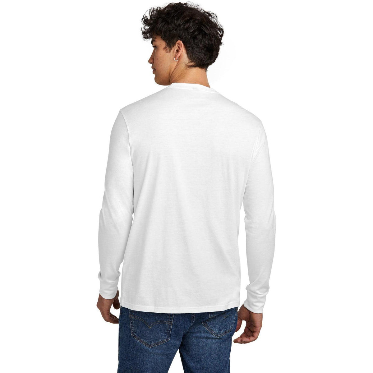 no-logo District Perfect Blend CVC Long Sleeve Tee-District-Thread Logic