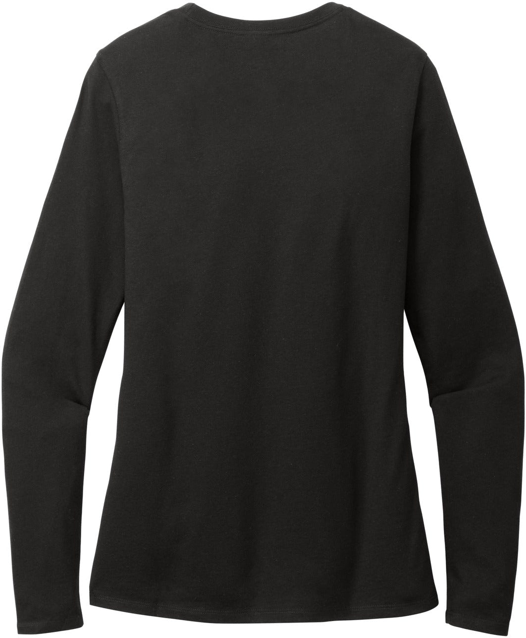 no-logo District Women's Perfect Blend CVC Long Sleeve Tee-District-Thread Logic
